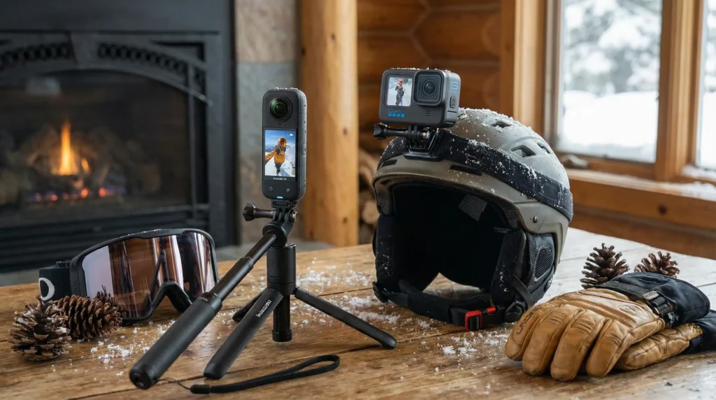 Comparison to find the best action camera for skiing