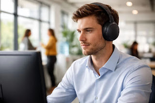 Sony WH-1000XM5 is one of the best noise-canceling headphones for office deep work.