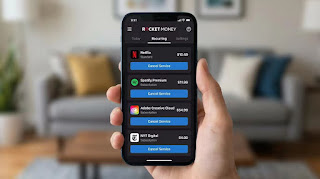 The Rocket Money app interface showing its powerful subscription management dashboard which helps users easily identify and cancel unwanted recurring charges.
