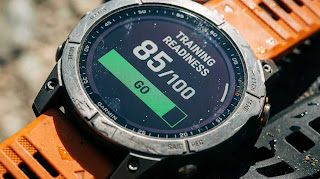 Garmin watch displaying Training Readiness score to prevent overtraining.