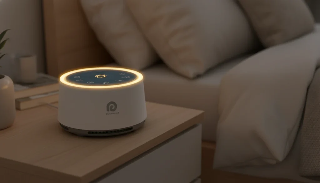 The Dreamegg D1 Sound Machine, a top-rated and affordable choice for adults with 24 high-quality sounds for sleep and focus.