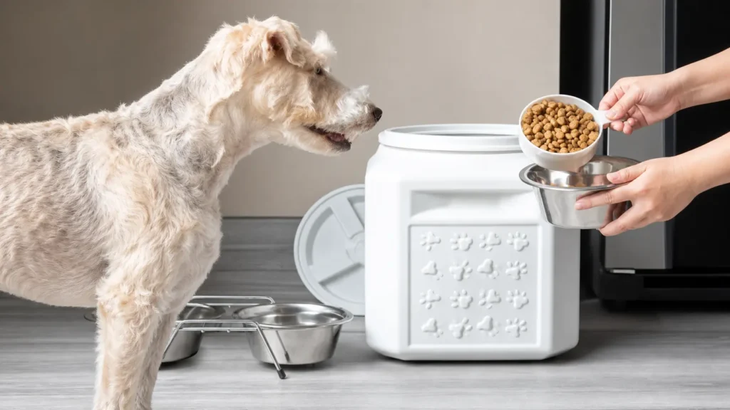 Vittles Vault Airtight Pet Food Storage Container + Scoop