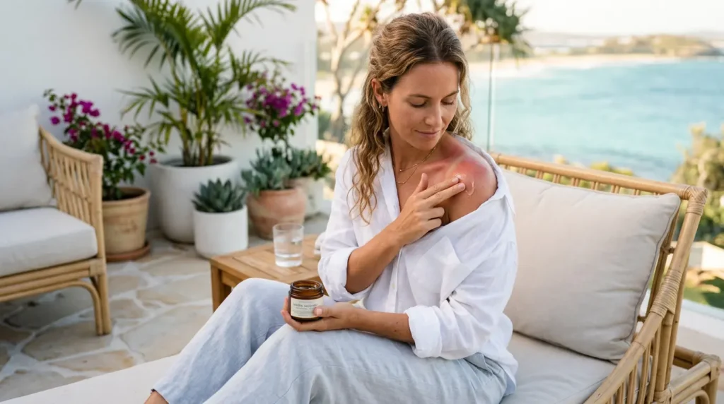 spercreme roll-on liquid: a mess-free Aloe Vera with Lidocaine treatment for painful burns.