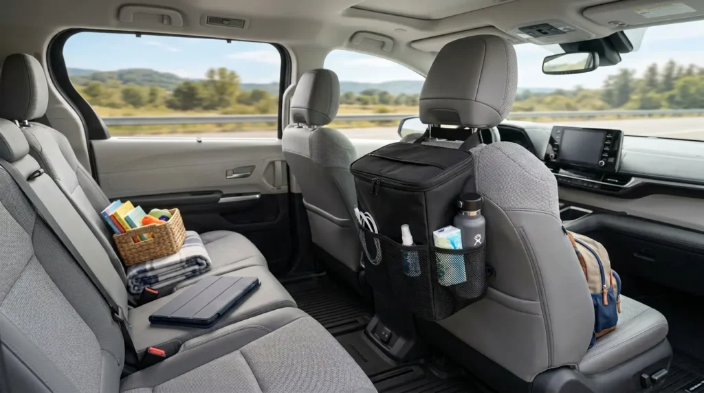The best leak-proof car trash can for minivans and family road trips.