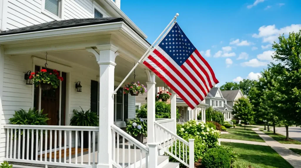 heavy duty American flags