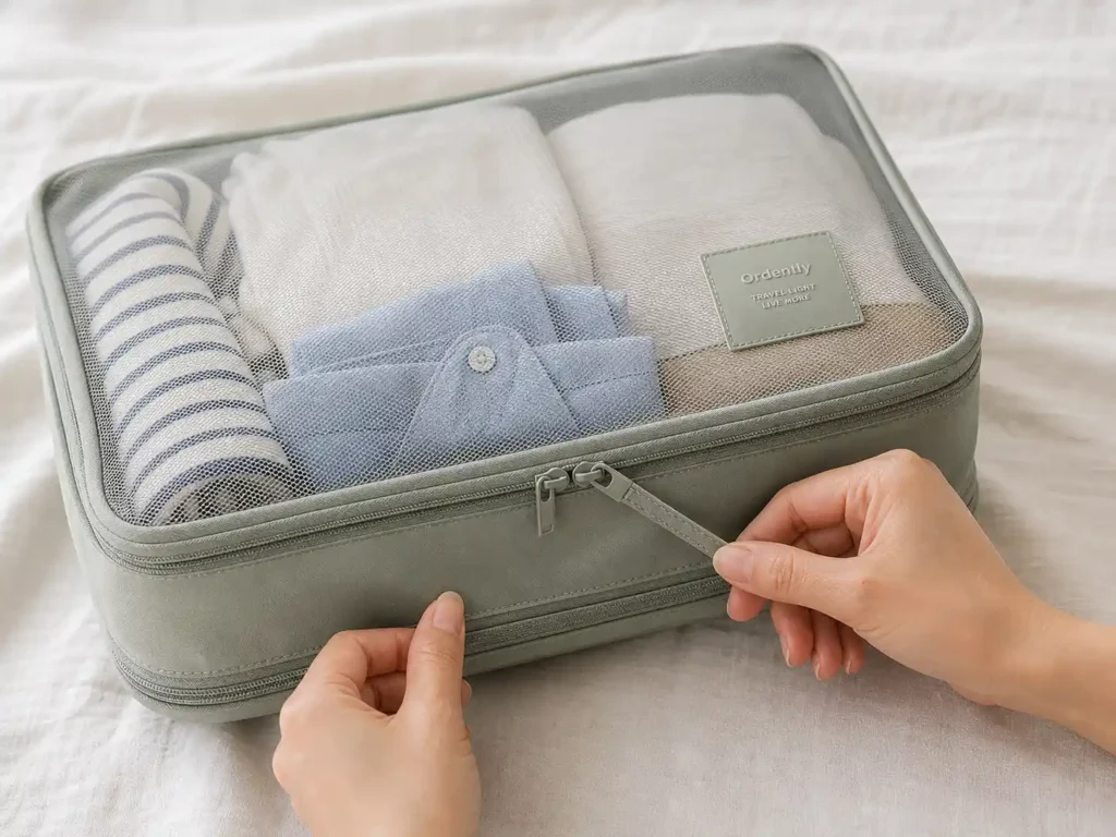 BAGSMART vs BAGAIL packing cubes test during carry-on travel