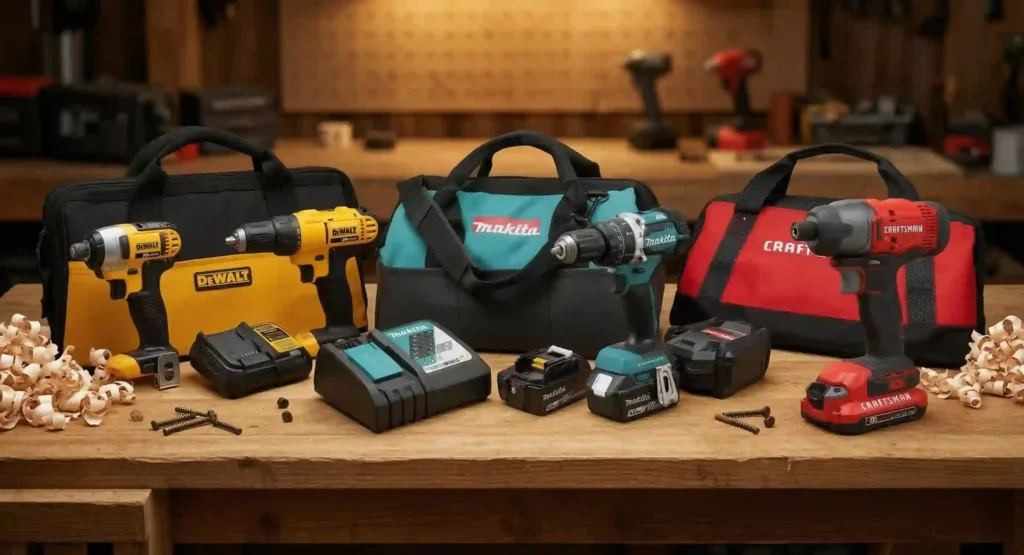 Best cordless drill combo kit for homeowners tested on garage workbench
