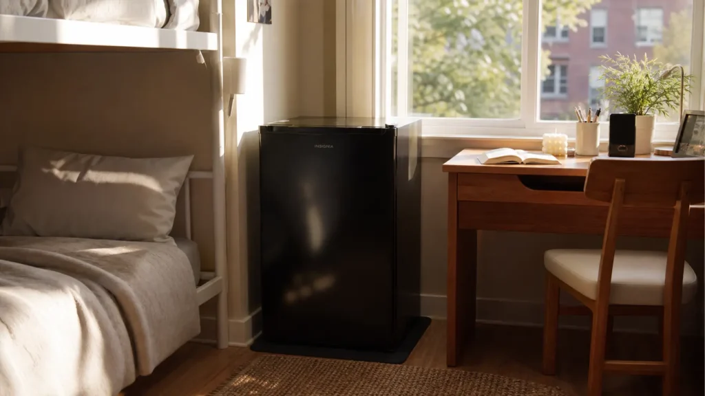 Upstreman quiet dorm mini fridge under 150