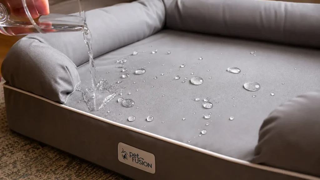PetFusion waterproof orthopedic dog bed for senior dogs testing